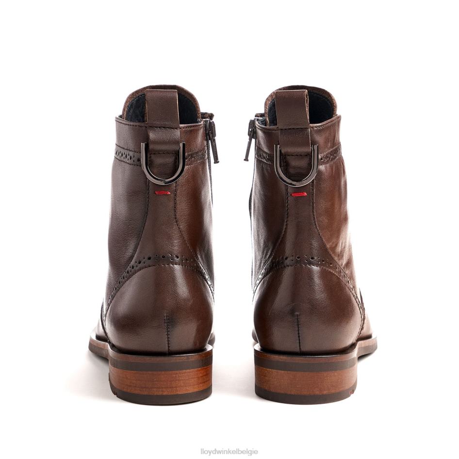 mode glad lederen enkellaars vrouwen LLOYD bruin schoenen ZJ6BL877