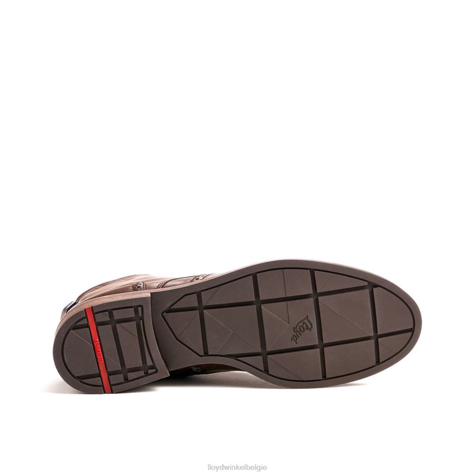 mode glad lederen enkellaars vrouwen LLOYD bruin schoenen ZJ6BL877