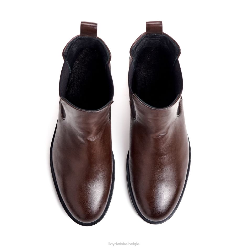 mode glad lederen enkellaars vrouwen LLOYD bruin schoenen ZJ6BL897