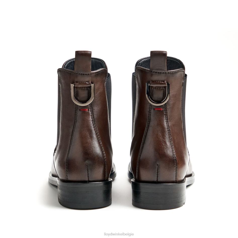 mode glad lederen enkellaars vrouwen LLOYD bruin schoenen ZJ6BL897