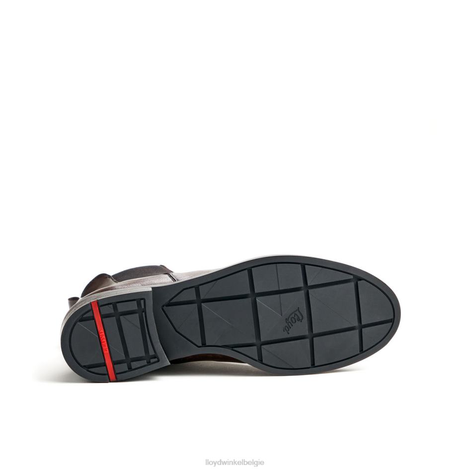 mode glad lederen enkellaars vrouwen LLOYD bruin schoenen ZJ6BL897