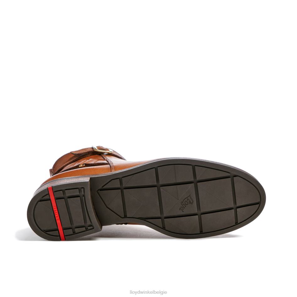 mode glad lederen enkellaars vrouwen LLOYD bruin schoenen ZJ6BL900