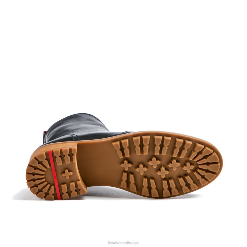mode lederen enkellaars vrouwen LLOYD zwart schoenen ZJ6BL901