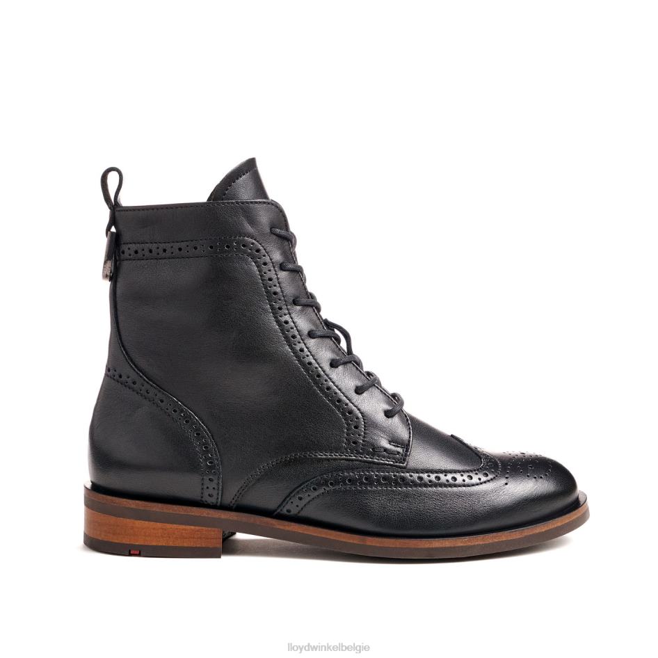 mode lederen enkellaars vrouwen LLOYD zwart schoenen ZJ6BL908