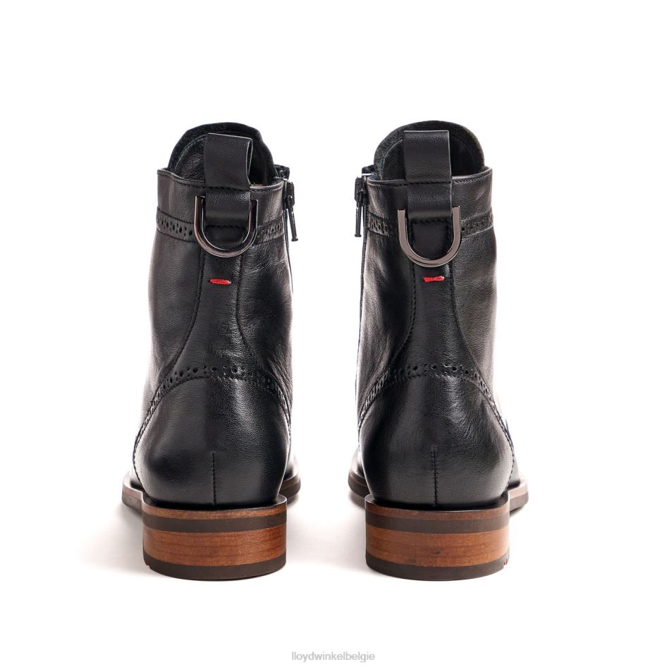 mode lederen enkellaars vrouwen LLOYD zwart schoenen ZJ6BL908