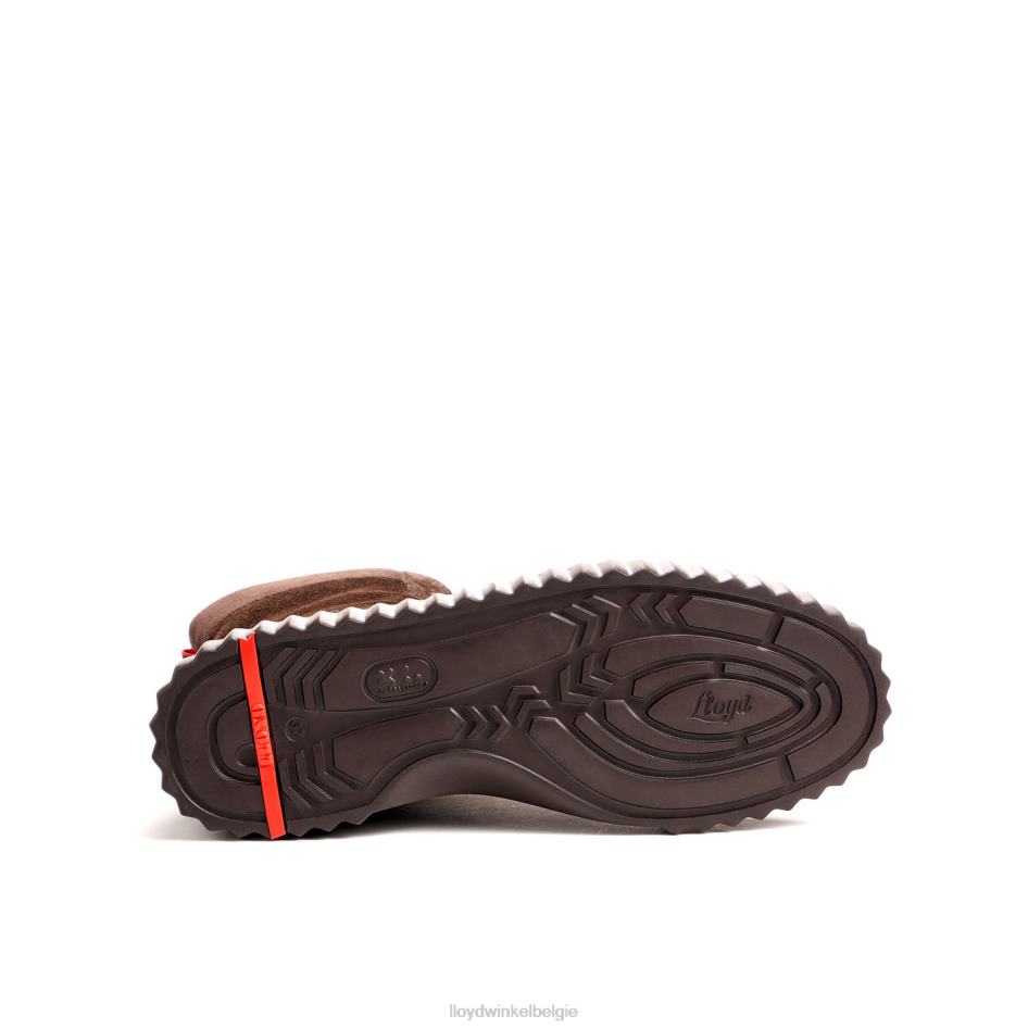 ruw leren enkellaarsje vrouwen LLOYD bruin schoenen ZJ6BL889