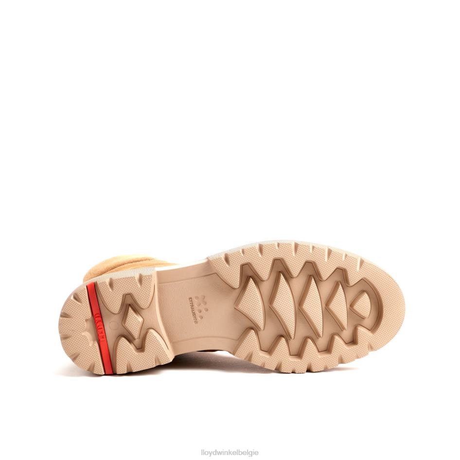 ruw leren enkellaarsje vrouwen LLOYD bruin schoenen ZJ6BL913