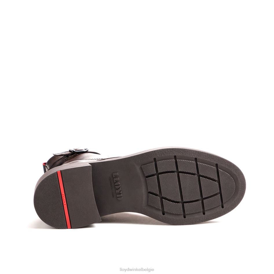 sportieve glad leren enkellaars vrouwen LLOYD bruin schoenen ZJ6BL951