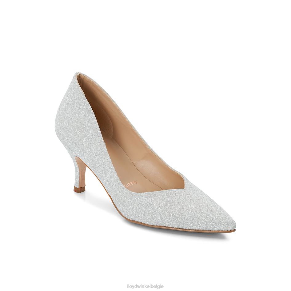 Pumps met leereffect vrouwen LLOYD zilver schoenen ZJ6BL1100