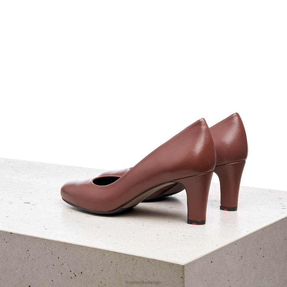 gladde leren pumps vrouwen LLOYD bruin schoenen ZJ6BL1050