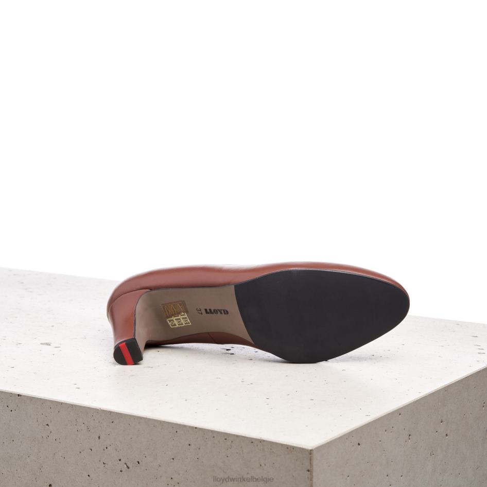 gladde leren pumps vrouwen LLOYD bruin schoenen ZJ6BL1050