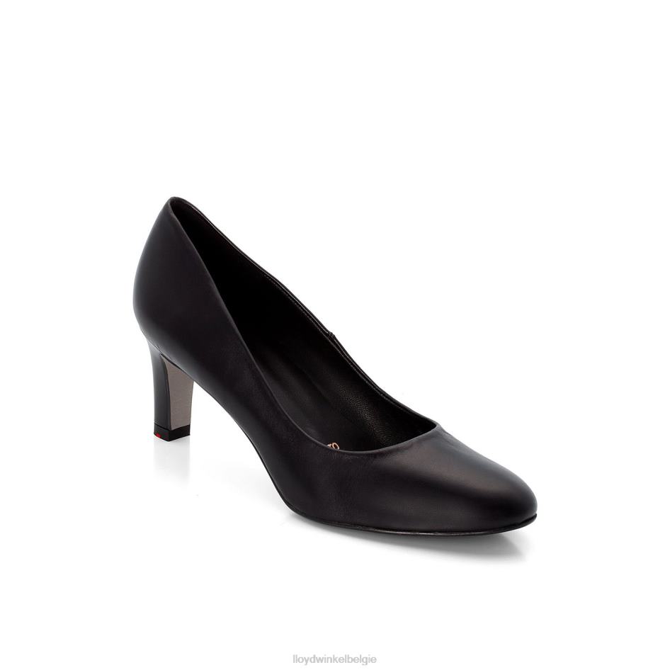 gladde leren pumps vrouwen LLOYD zwart schoenen ZJ6BL1007