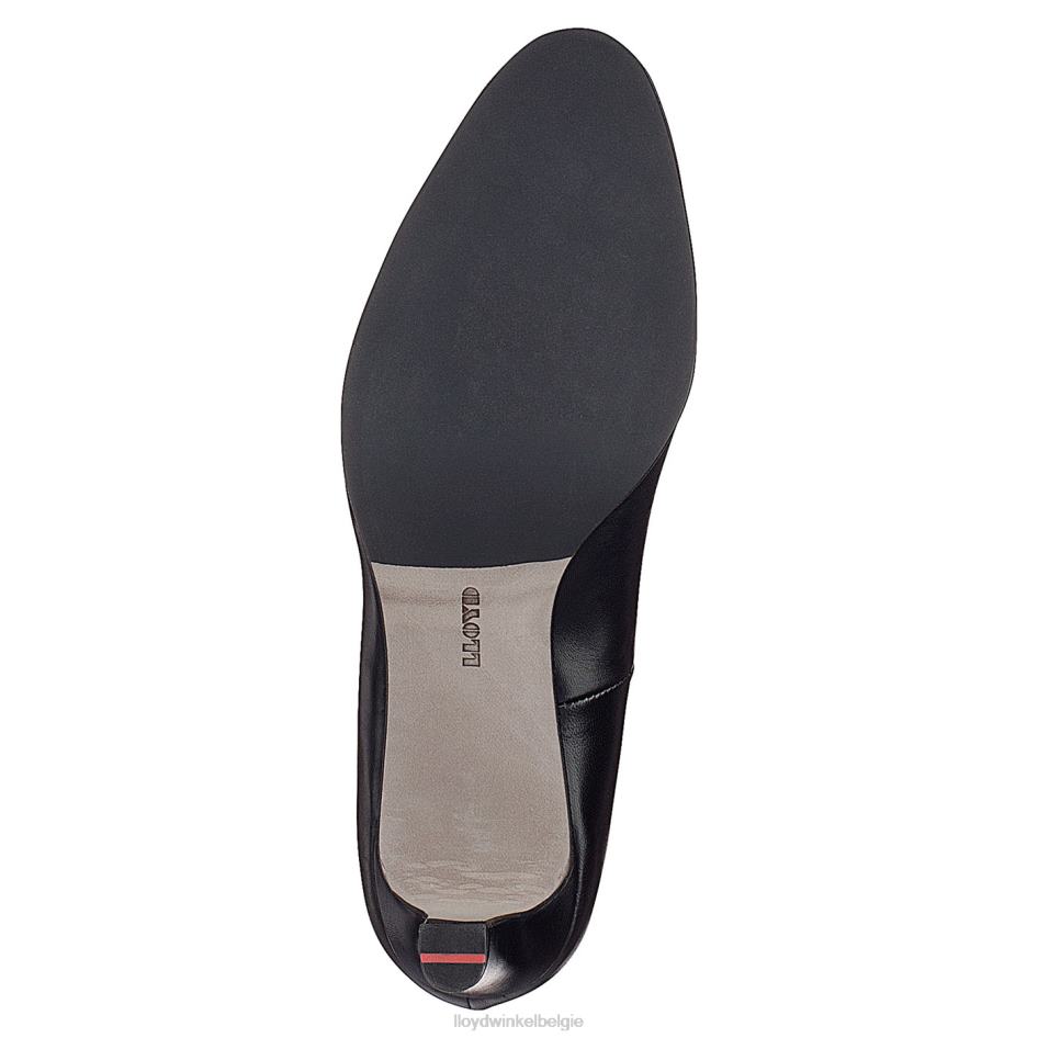 gladde leren pumps vrouwen LLOYD zwart schoenen ZJ6BL1007