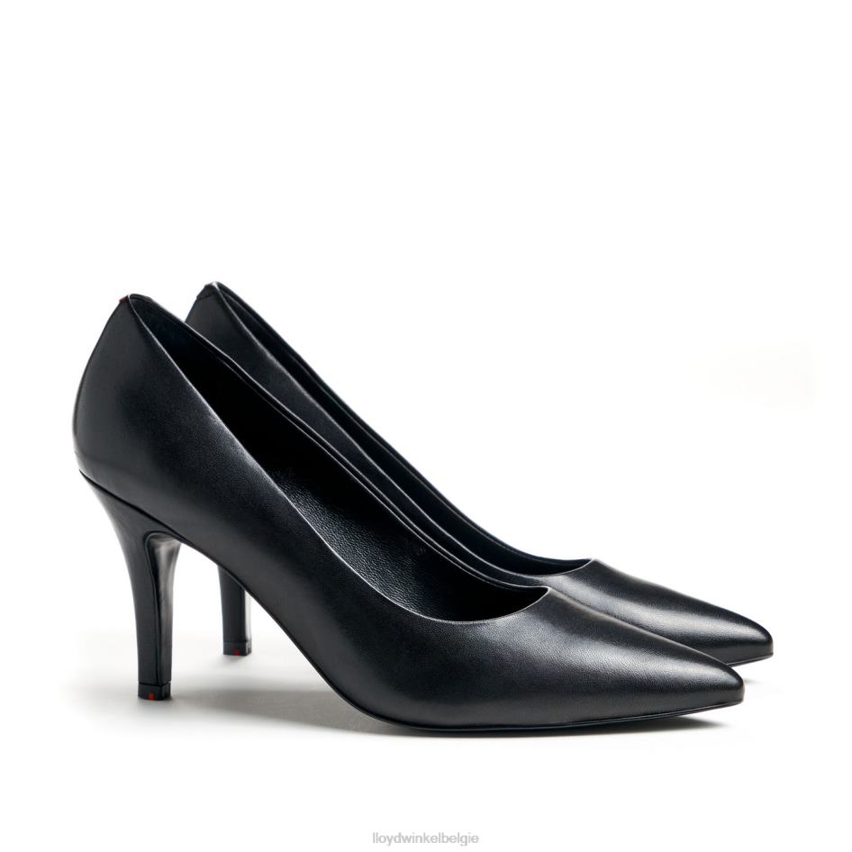 gladde leren pumps vrouwen LLOYD zwart schoenen ZJ6BL1014