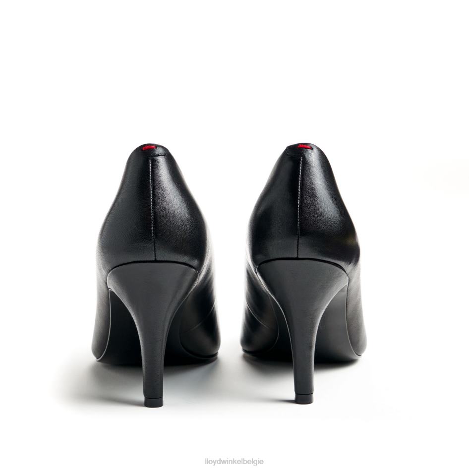 gladde leren pumps vrouwen LLOYD zwart schoenen ZJ6BL1014