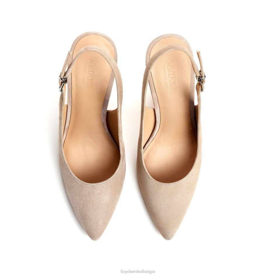 ruwe leren pumps vrouwen LLOYD beige schoenen ZJ6BL1013