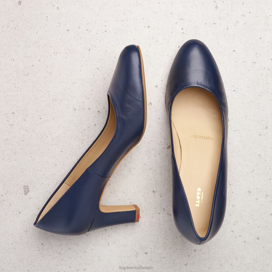 ruwe leren pumps vrouwen LLOYD blauw schoenen ZJ6BL1052