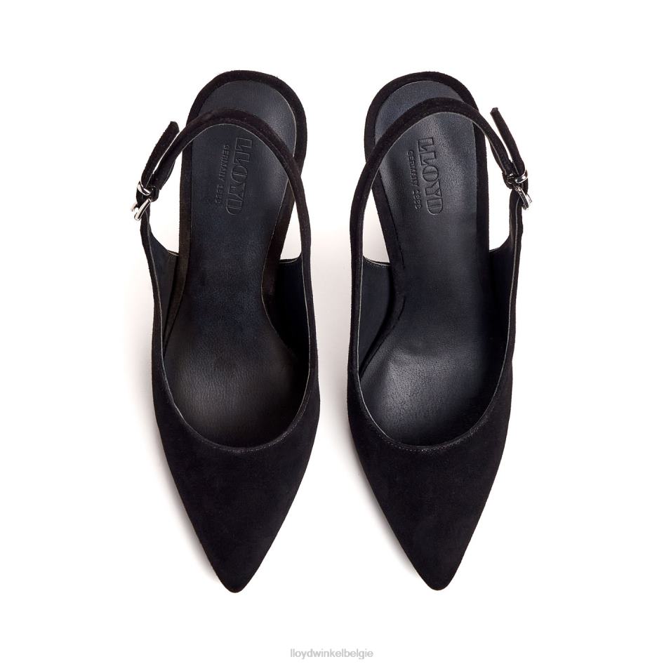 ruwe leren pumps vrouwen LLOYD zwart schoenen ZJ6BL1012