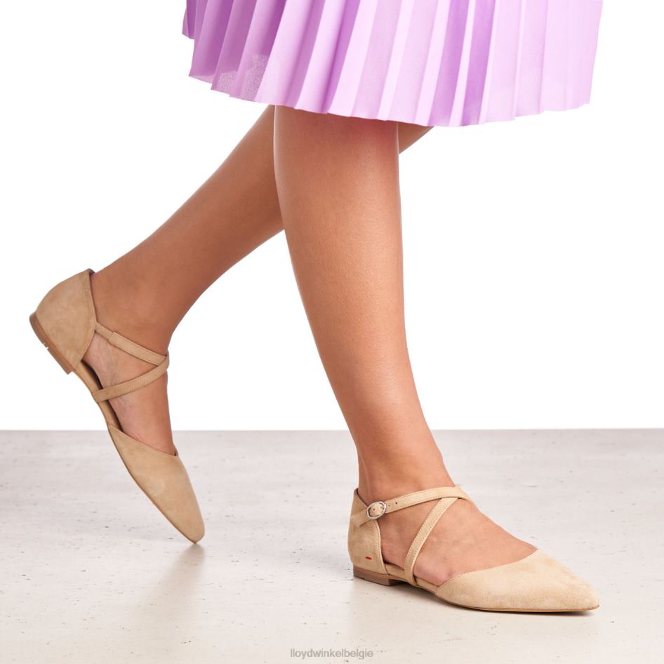 Suede oppervlak sandaal vrouwen LLOYD beige schoenen ZJ6BL1165