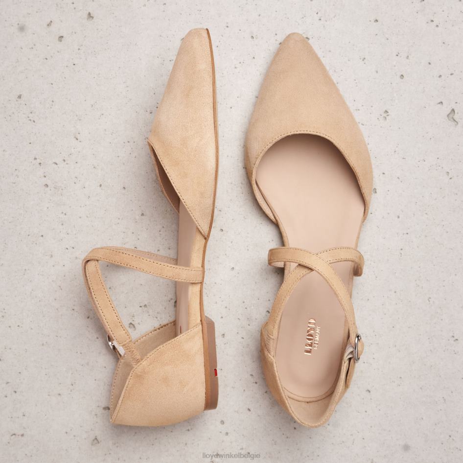 Suede oppervlak sandaal vrouwen LLOYD beige schoenen ZJ6BL1165