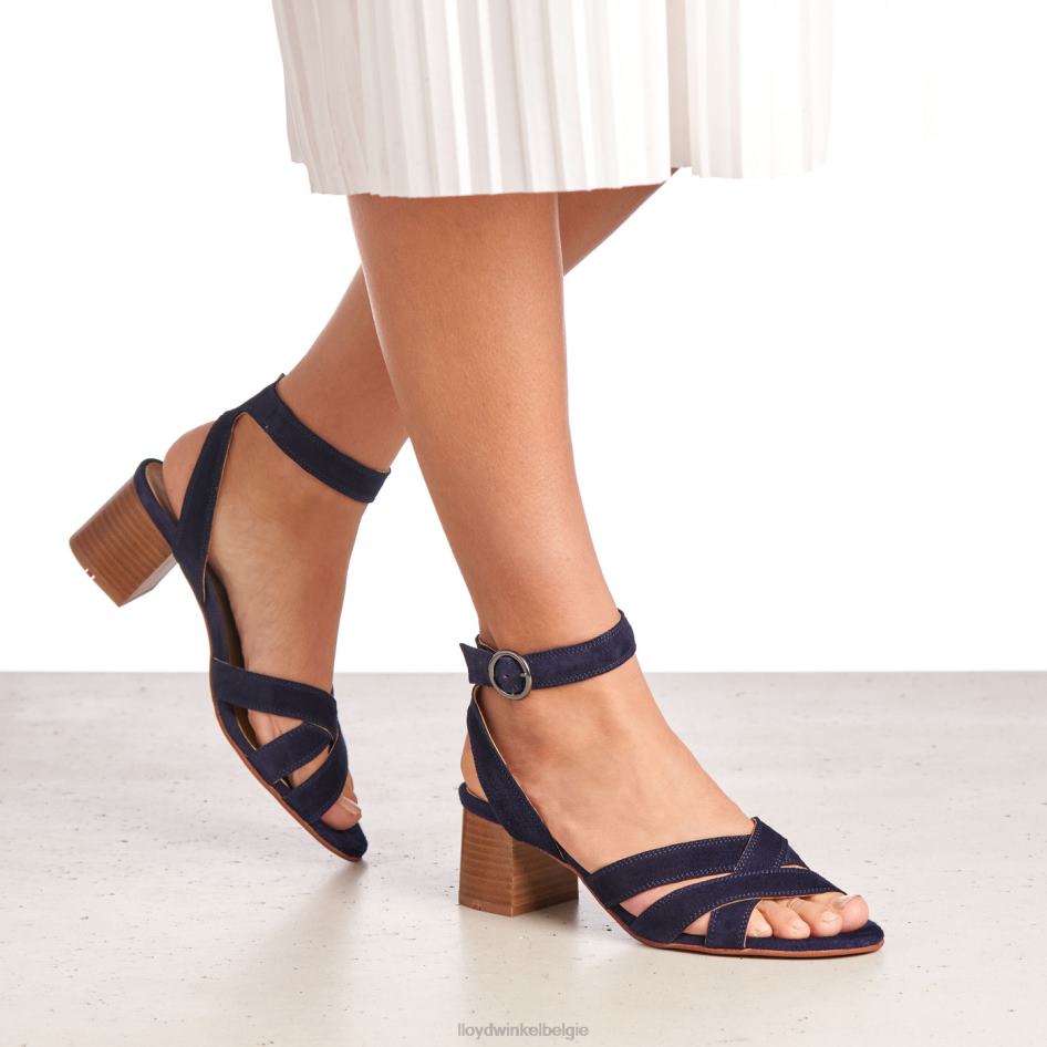 Suede oppervlak sandaal vrouwen LLOYD blauw schoenen ZJ6BL1159