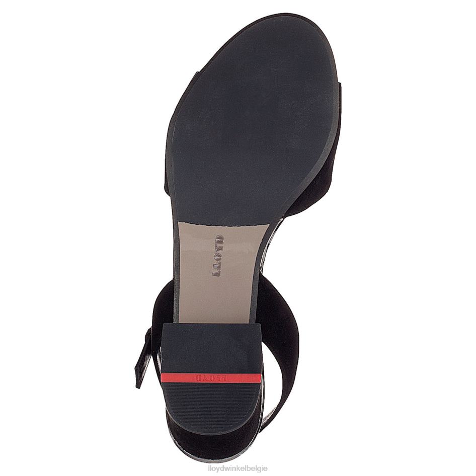 Suede oppervlak sandaal vrouwen LLOYD zwart schoenen ZJ6BL1173