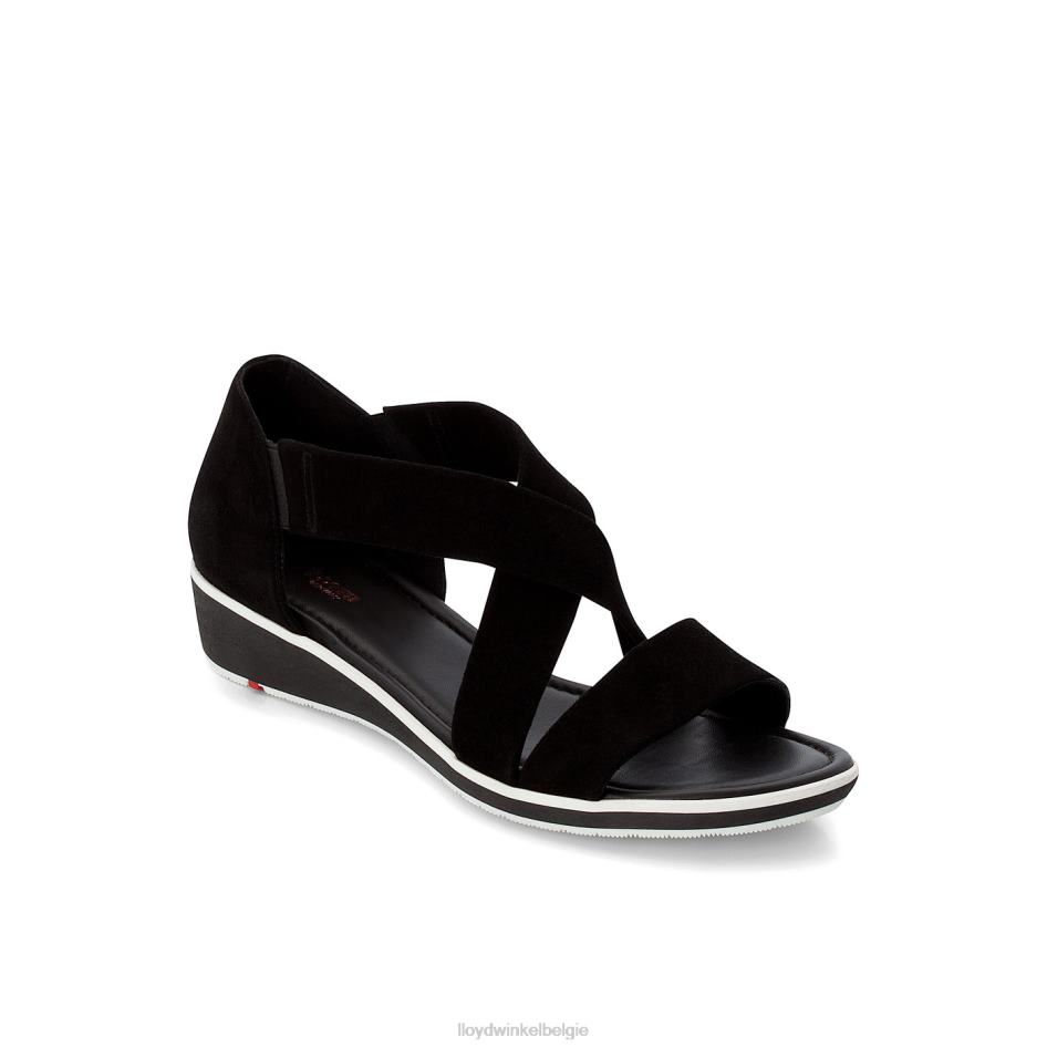 Suede oppervlak sandaal vrouwen LLOYD zwart schoenen ZJ6BL1248