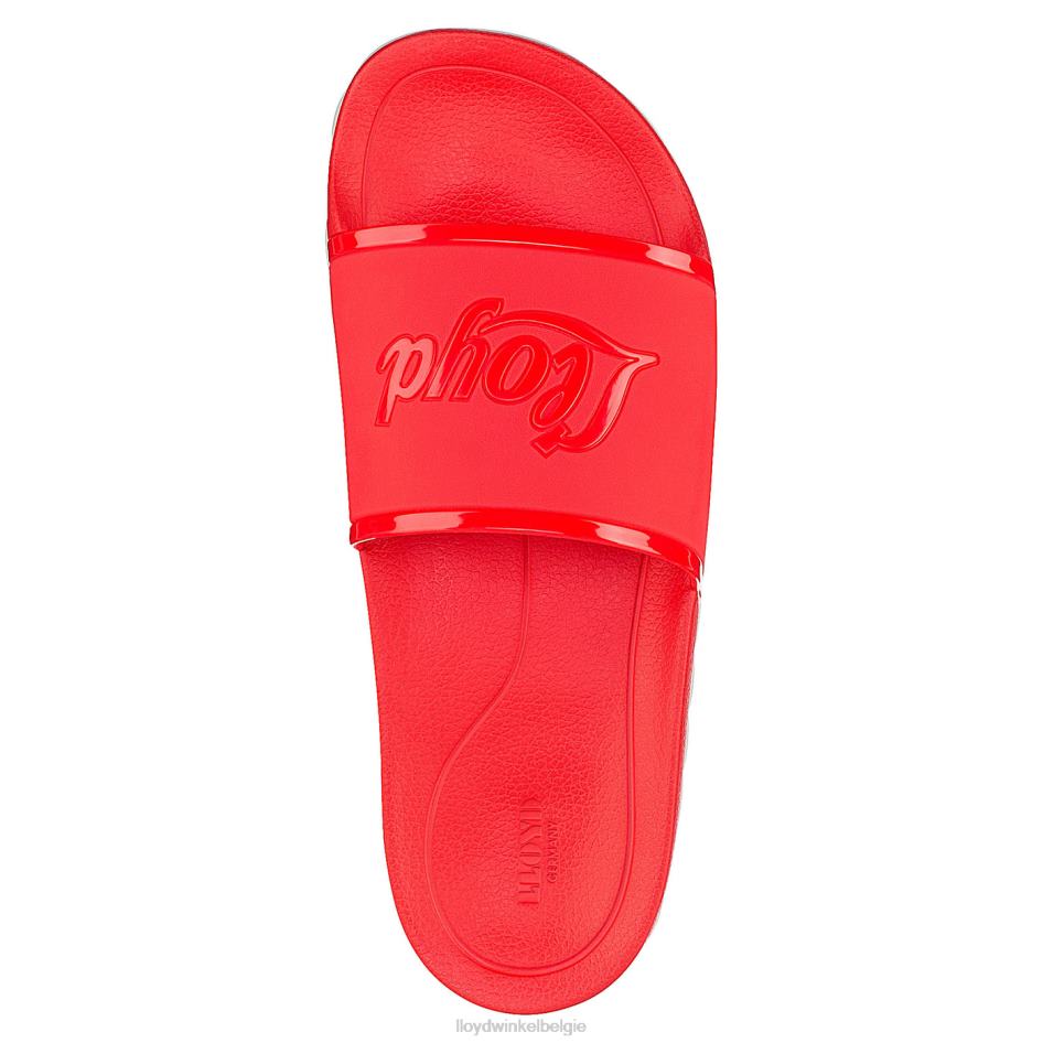 bad glijbanen vrouwen LLOYD rood schoenen ZJ6BL1317