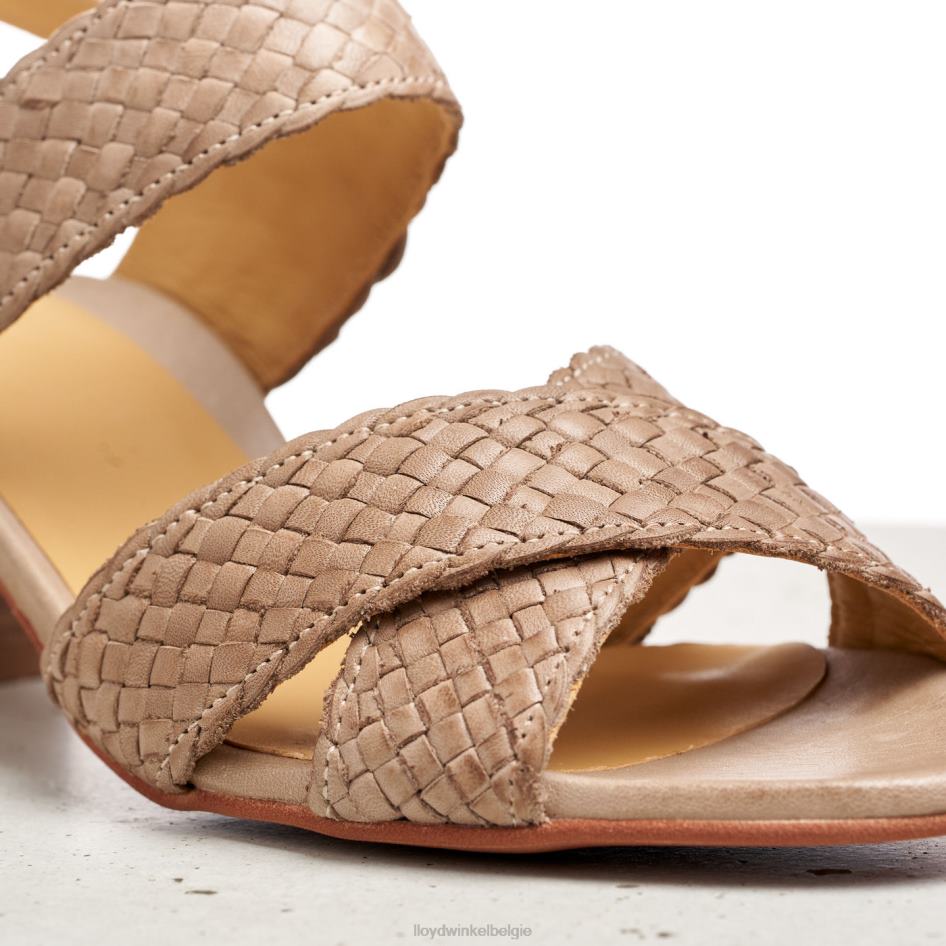 leren sandaal vrouwen LLOYD beige schoenen ZJ6BL1217