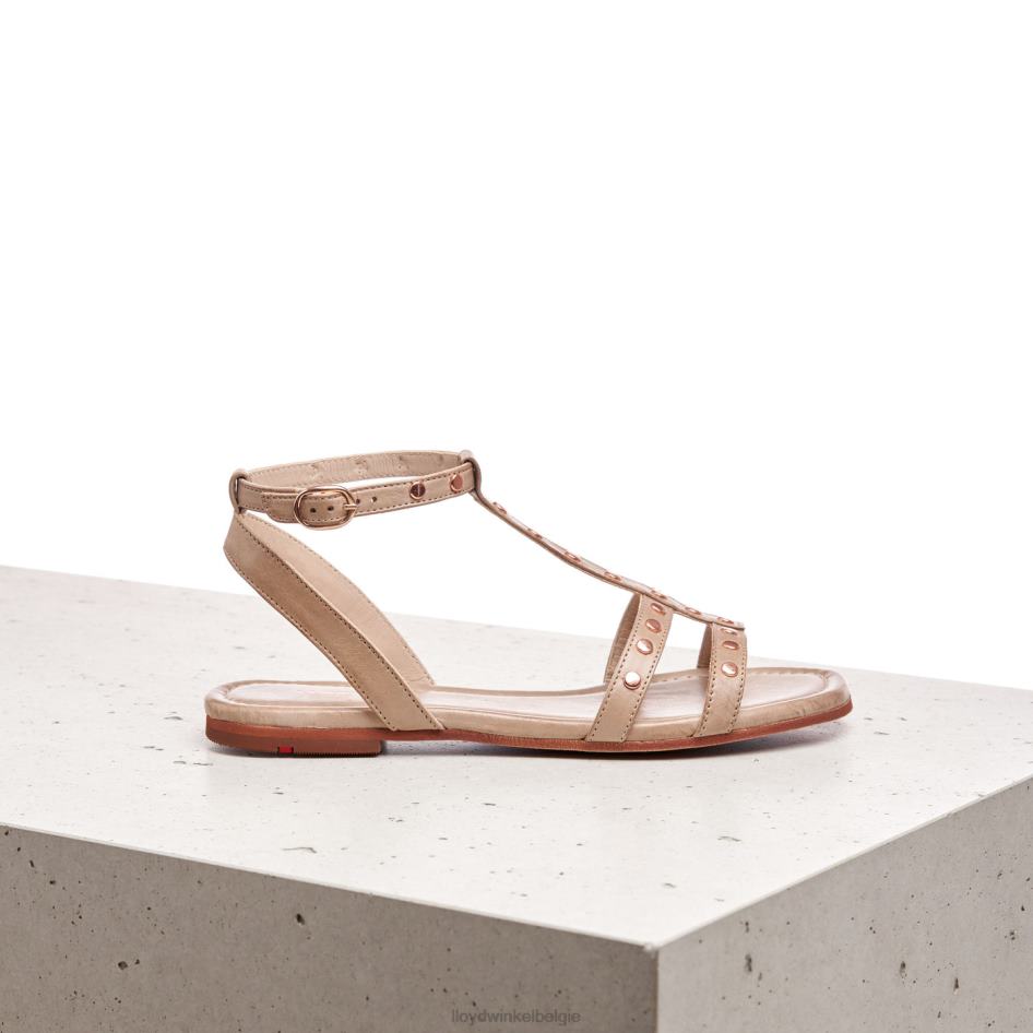 leren sandaal vrouwen LLOYD beige schoenen ZJ6BL1238