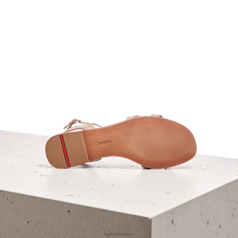 leren sandaal vrouwen LLOYD beige schoenen ZJ6BL1238