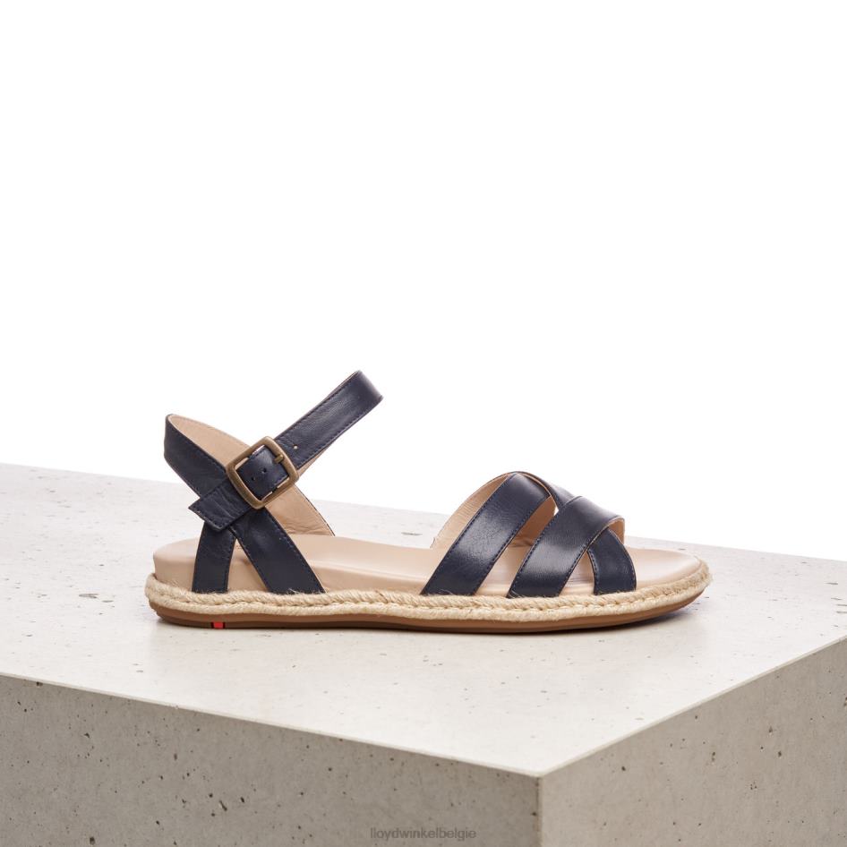 leren sandaal vrouwen LLOYD blauw schoenen ZJ6BL1209