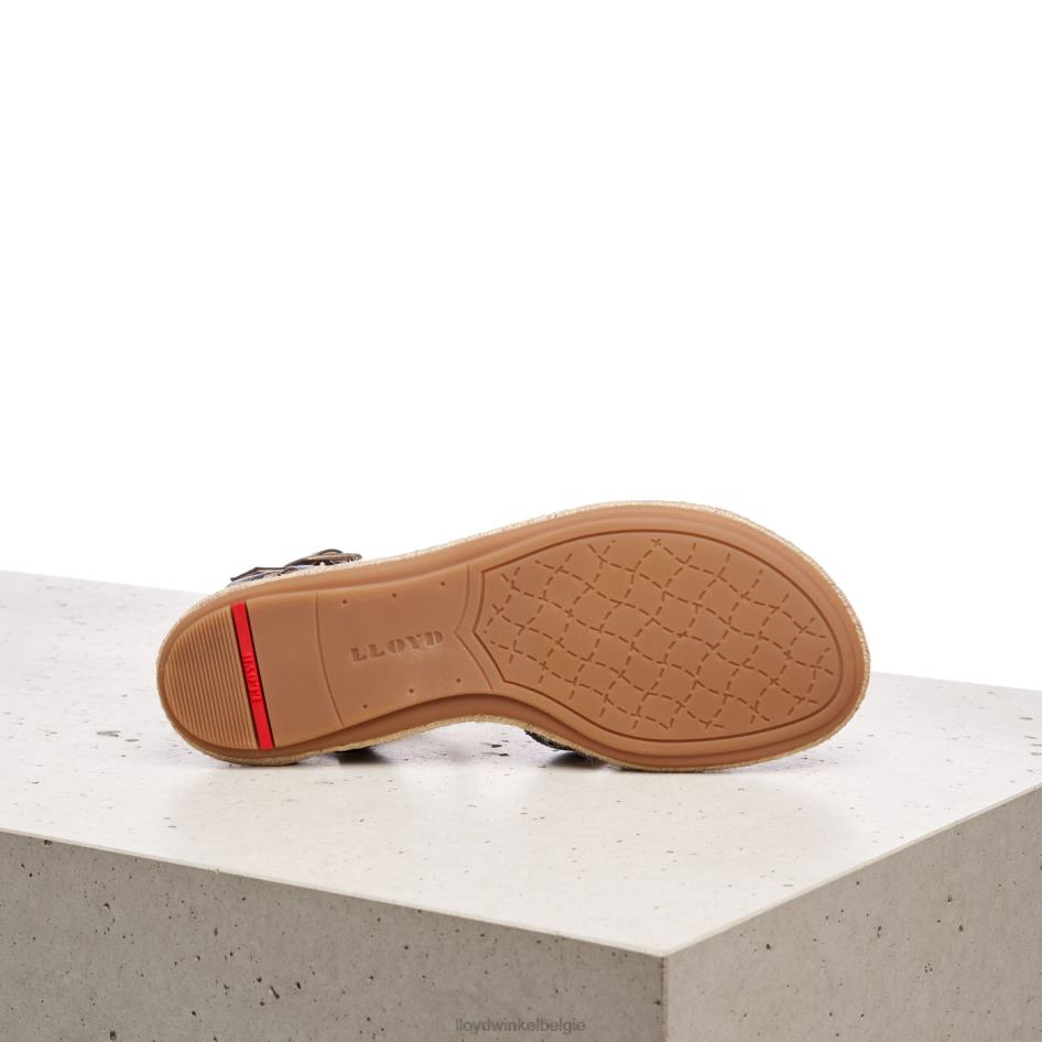leren sandaal vrouwen LLOYD blauw schoenen ZJ6BL1209