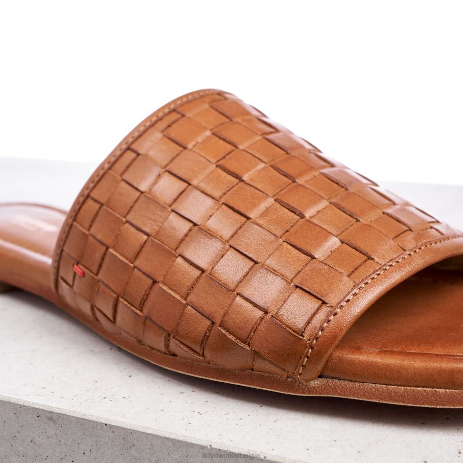 leren sandaal vrouwen LLOYD bruin schoenen ZJ6BL1233