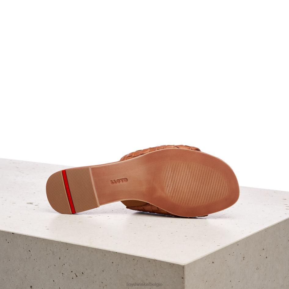 leren sandaal vrouwen LLOYD bruin schoenen ZJ6BL1233
