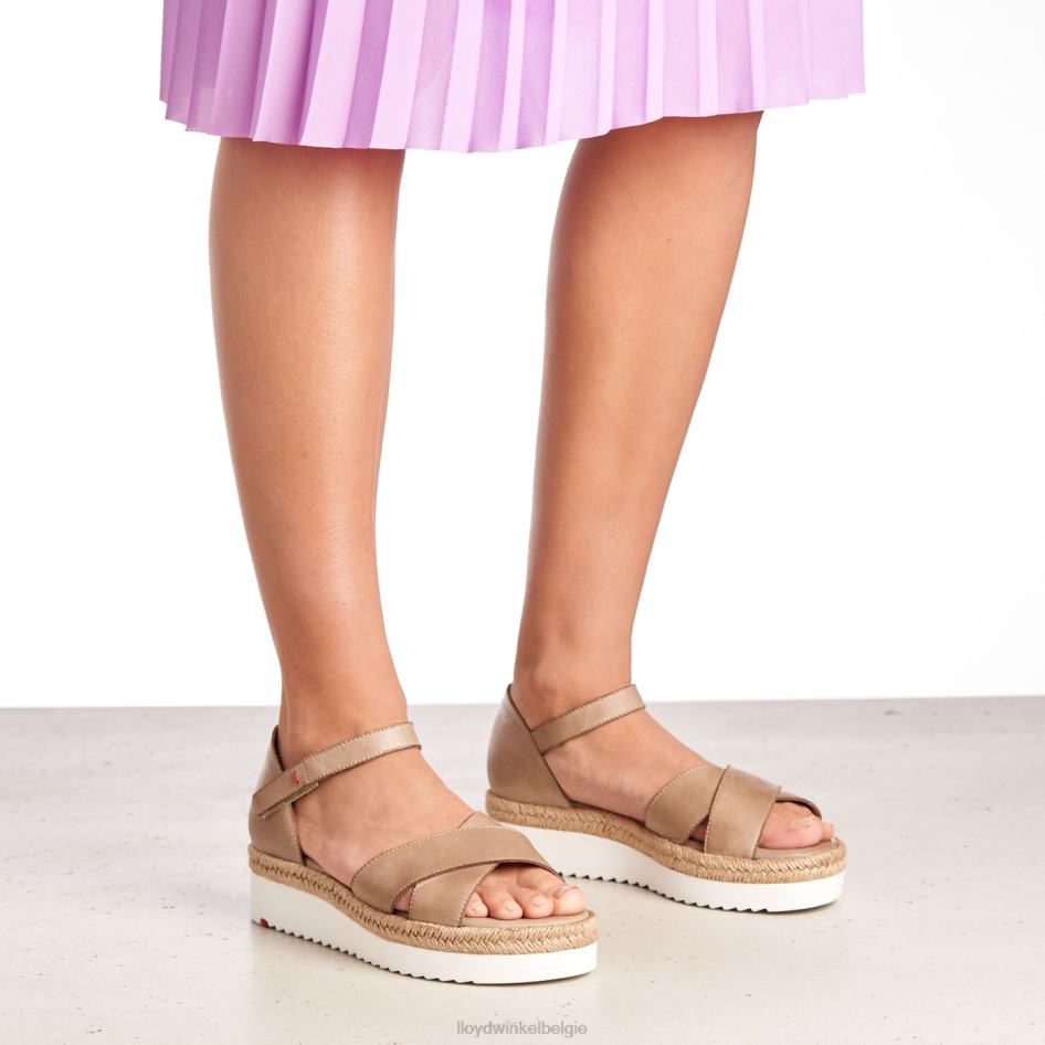 sleehak sandaal vrouwen LLOYD beige schoenen ZJ6BL1229