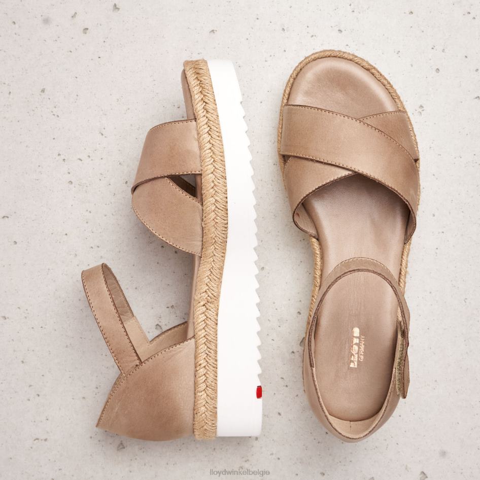 sleehak sandaal vrouwen LLOYD beige schoenen ZJ6BL1229