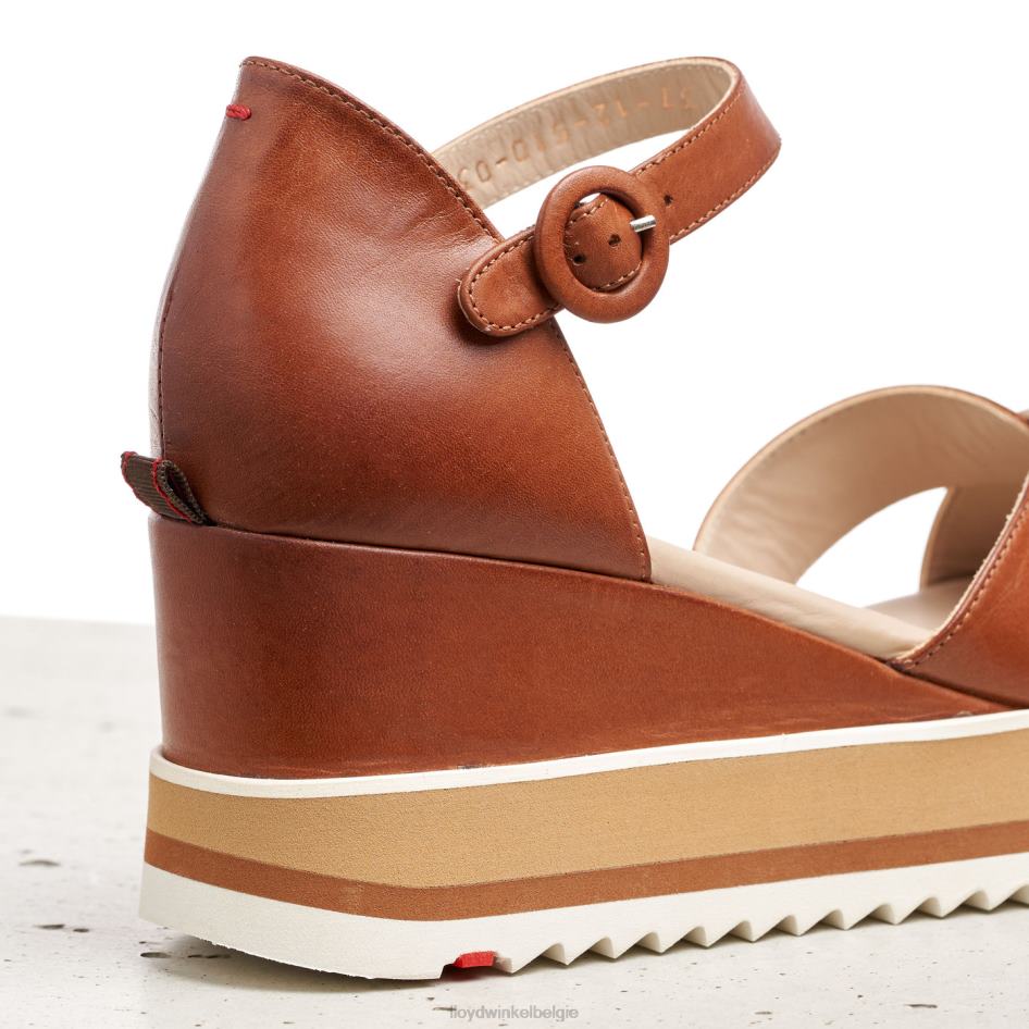 sleehak sandaal vrouwen LLOYD bruin schoenen ZJ6BL1204