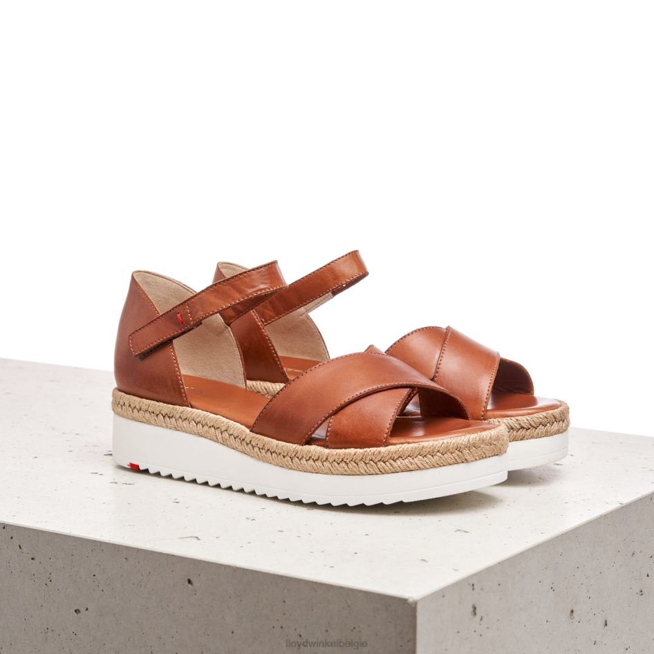 sleehak sandaal vrouwen LLOYD bruin schoenen ZJ6BL1237