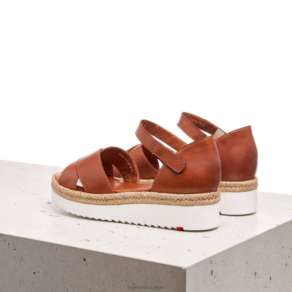 sleehak sandaal vrouwen LLOYD bruin schoenen ZJ6BL1237