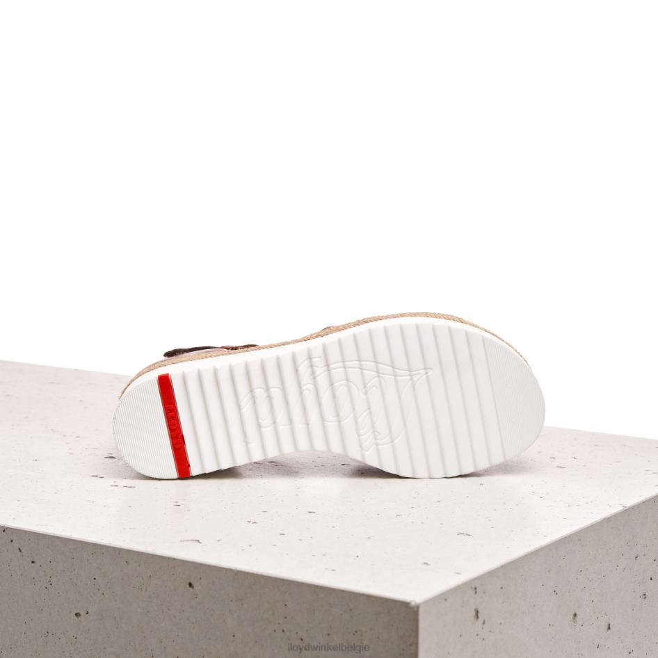 sleehak sandaal vrouwen LLOYD bruin schoenen ZJ6BL1237