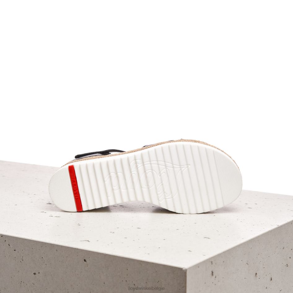 sleehak sandaal vrouwen LLOYD zwart schoenen ZJ6BL1242