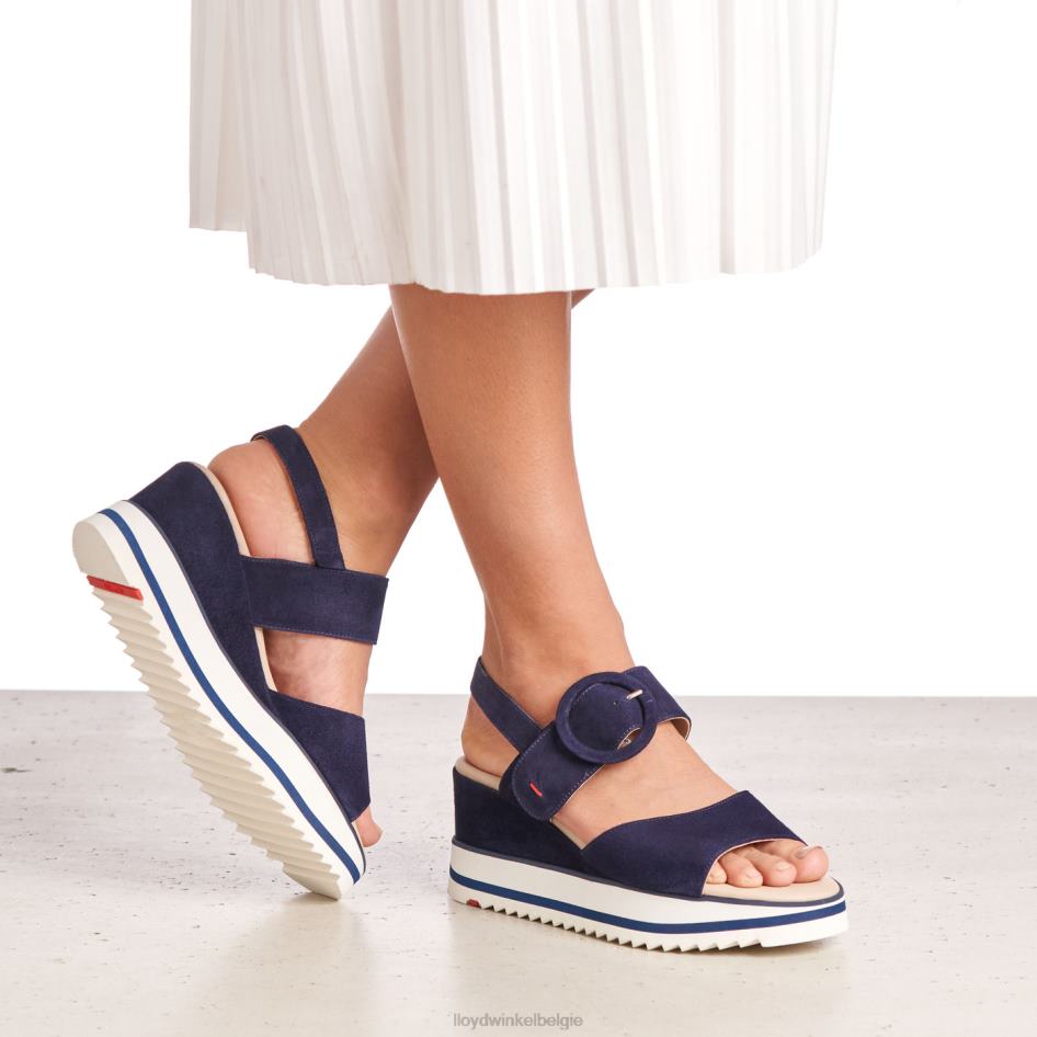 suède sandaal vrouwen LLOYD blauw schoenen ZJ6BL1215