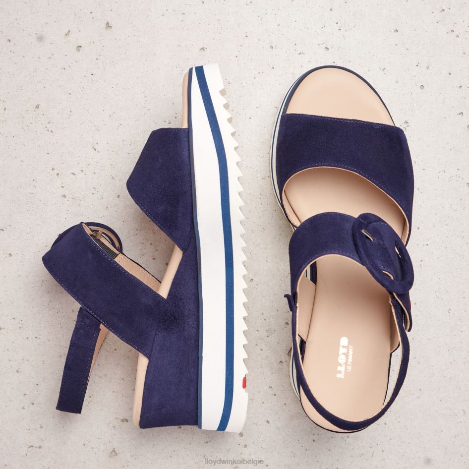 suède sandaal vrouwen LLOYD blauw schoenen ZJ6BL1215