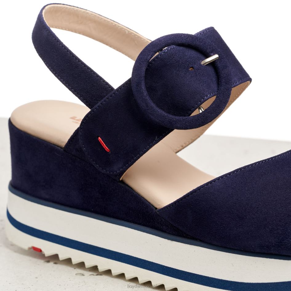suède sandaal vrouwen LLOYD blauw schoenen ZJ6BL1215