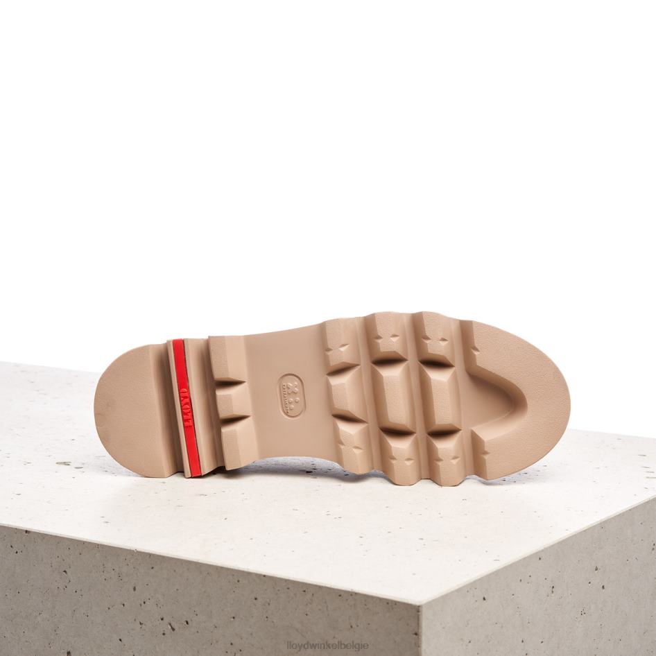 Leren slip-on pantoffel vrouwen LLOYD bruin schoenen ZJ6BL1055