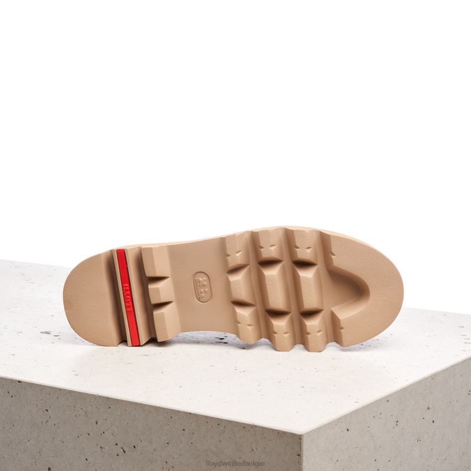 Leren slip-on pantoffel vrouwen LLOYD rood schoenen ZJ6BL1073