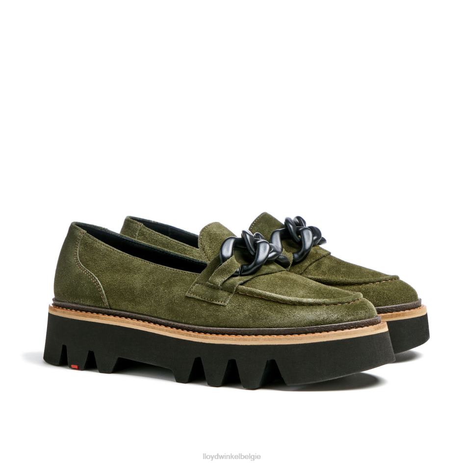Ruwe leren slip-on pantoffel vrouwen LLOYD groente schoenen ZJ6BL1019