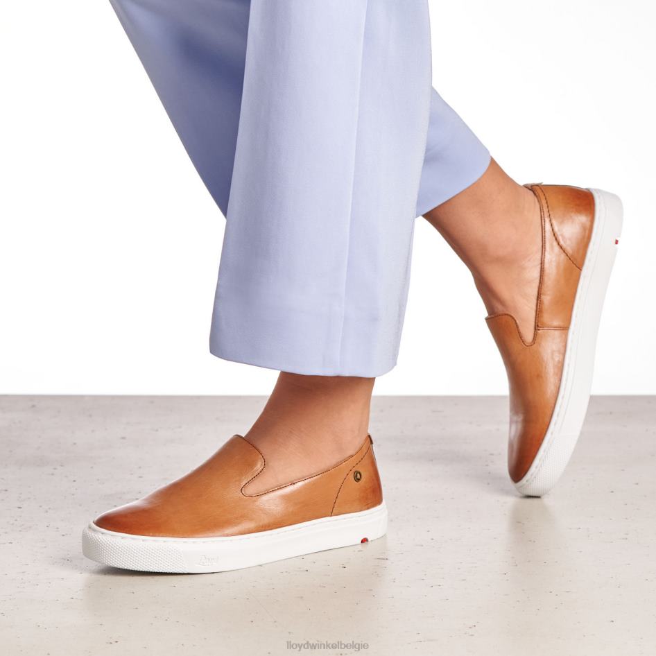 leren pantoffel vrouwen LLOYD bruin schoenen ZJ6BL1349
