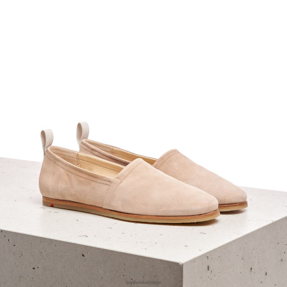 leren slip-on pantoffel vrouwen LLOYD beige schoenen ZJ6BL1129